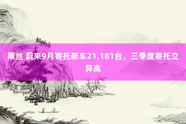 黑丝 蔚来9月寄托新车21，181台，三季度寄托立异高