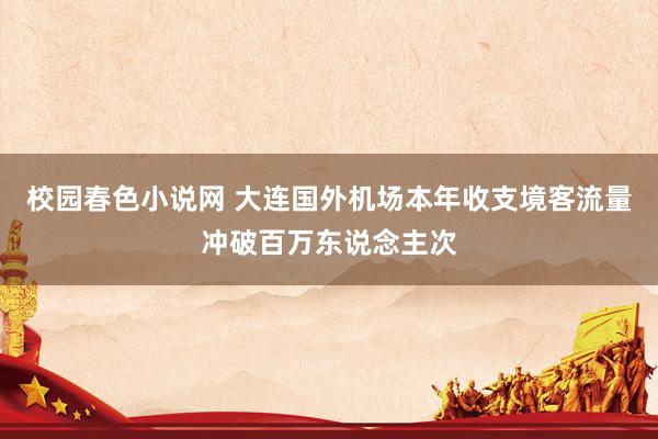 校园春色小说网 大连国外机场本年收支境客流量冲破百万东说念主次