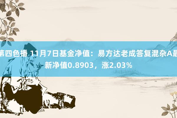 第四色播 11月7日基金净值：易方达老成答复混杂A最新净值0.8903，涨2.03%